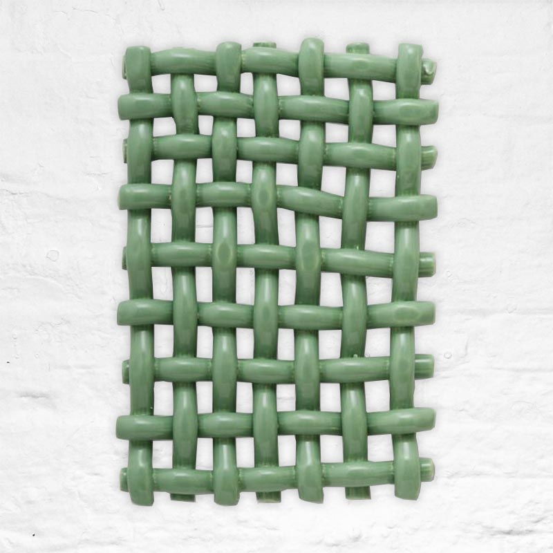 Interlace No.2 - Sea Green - Another Art Project, for The Poster Club