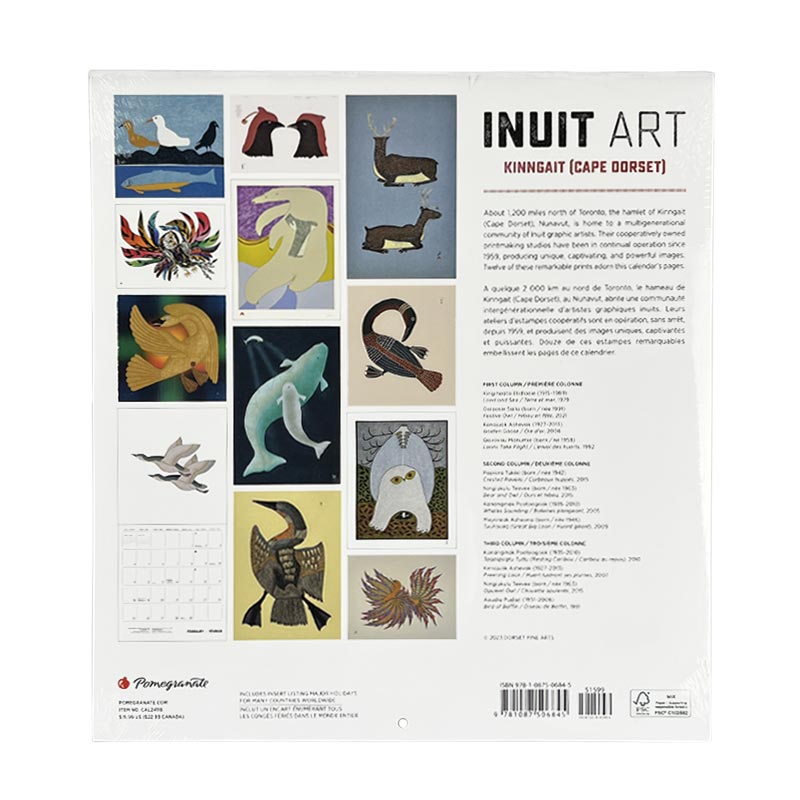 Inuit Art Kinngait (Cape Dorset), 2024 Wall Calendar – Salts Mill Shop