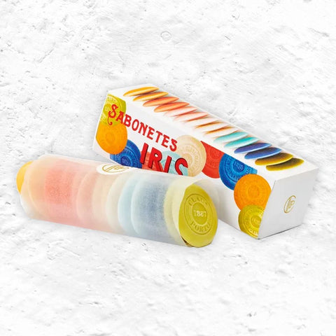 Iris Assorted Guest Soap Box, by Claus Porto