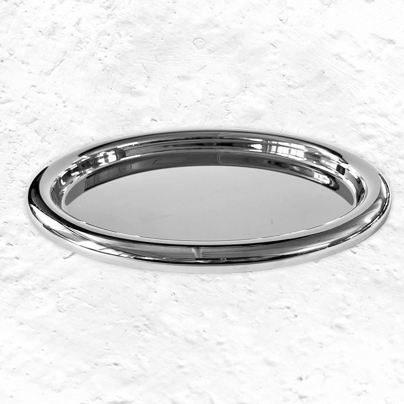 JH02/32 Oval tray - des. Josef Hoffman for Alessi