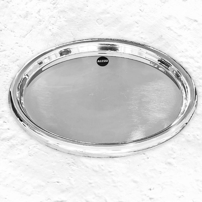 JH02/46 Oval Tray - des. Josef Hoffman for Alessi