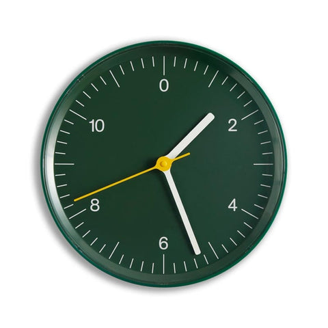 Wall clock - Green - des. Jasper Morrison