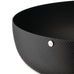 Round Black Basket JM17 T - 24cm diameter - des Jasper Morrison (made by Alessi)