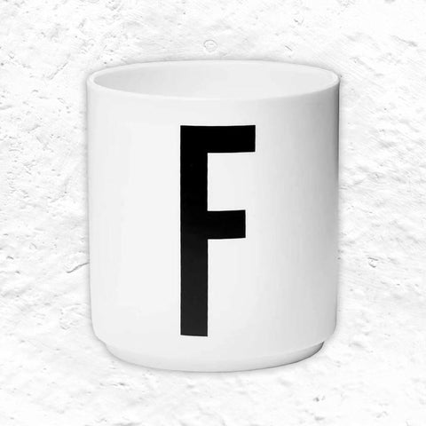 Jacobsen Typography Mug - F - by Design Letters