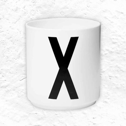 Jacobsen Typography Mug - X - by Design Letters