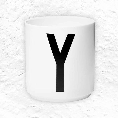 Jacobsen Typography Mug - Y - by Design Letters