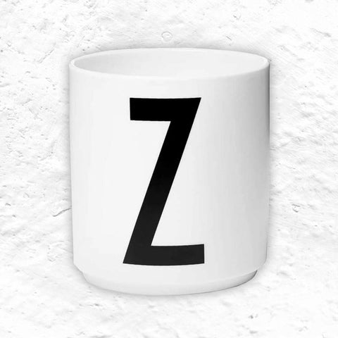 Jacobsen Typography Mug - Z - by Design Letters