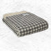 Pure New Wool Throw - Jacquard Spot - Charcoal - by Tweedmill