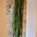 Pure New Wool Throw Geometric Jacquard - Fern Green - by Tweedmill