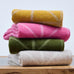 Pure New Wool Throw Geometric Jacquard - Fern Green - by Tweedmill