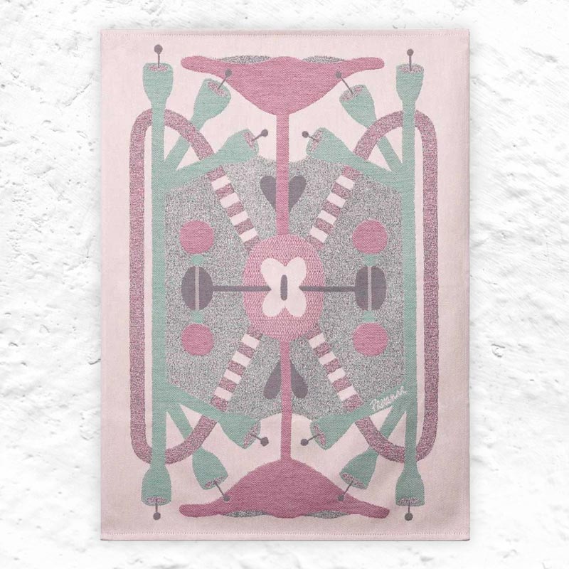 A Garden Seen from the Sky (Jardin) Tea Towel, by Tissage Moutet