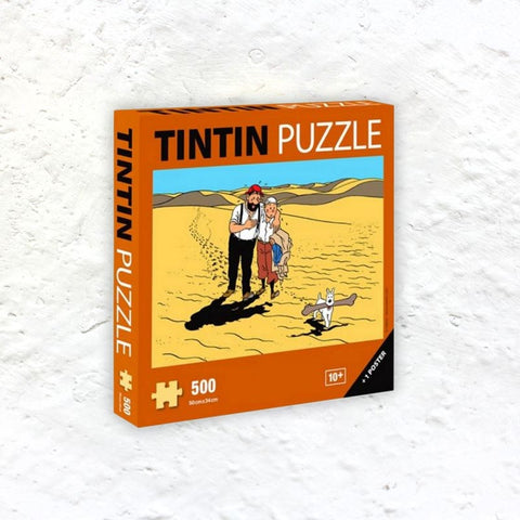 TinTin Land of Thirst 500 piece jigsaw puzzle