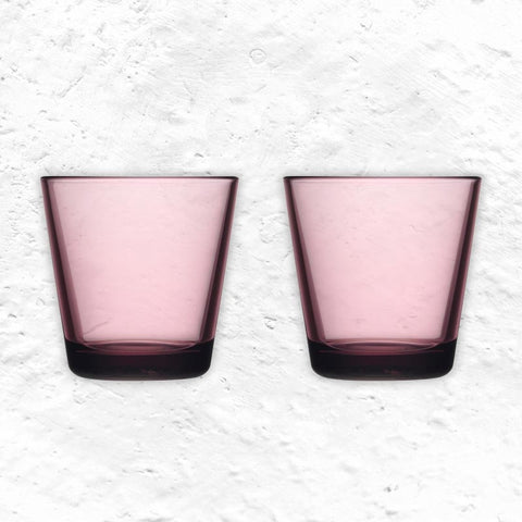 Set of 2 Kartio tumblers - 21cl, calluna - des. Kaj Franck, made by Iittala