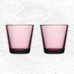 Set of 2 Kartio tumblers - 21cl, calluna - des. Kaj Franck, made by Iittala