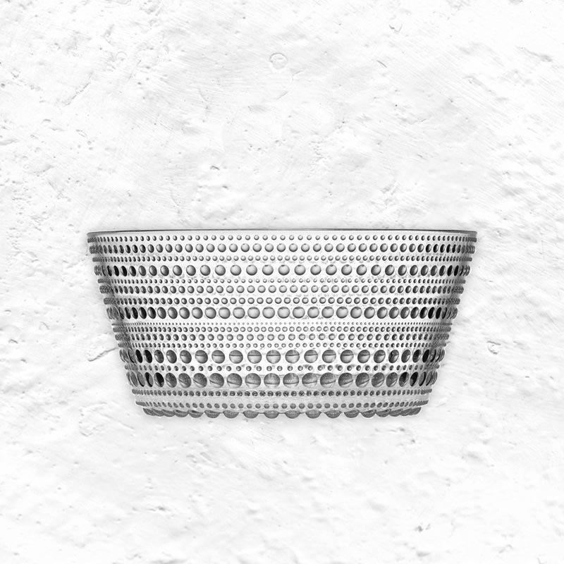 Ciotola di vetro Iittala Kastehelmi, perla taupe Oiva Toikka, vetro cristallo MCM, varie dimensioni - Italia Ciotola di vetro Iittala Kastehelmi, perla taupe Oiva Toikka, vetro cristallo MCM, varie dimensioni - Italia