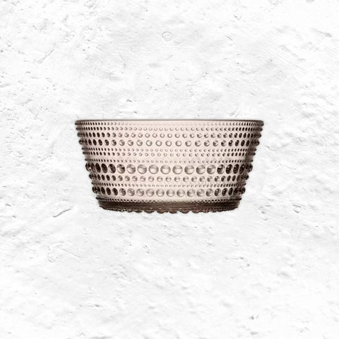 Kastehelmi bowl -  linen, 23cl - des. Oiva Toikka, made by Iittala