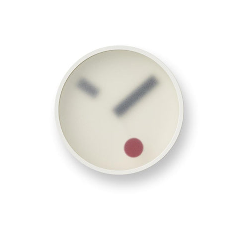 Lemnos Kehai Wall Clock - White - des. Makoto Koizumi
