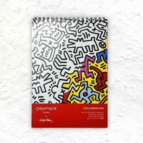 Keith Haring Special Edition A5 colouring pad by Caran D'Ache