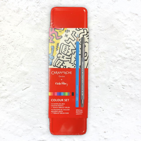 Keith Haring colour pencil set by Caran d’Ache - special edition
