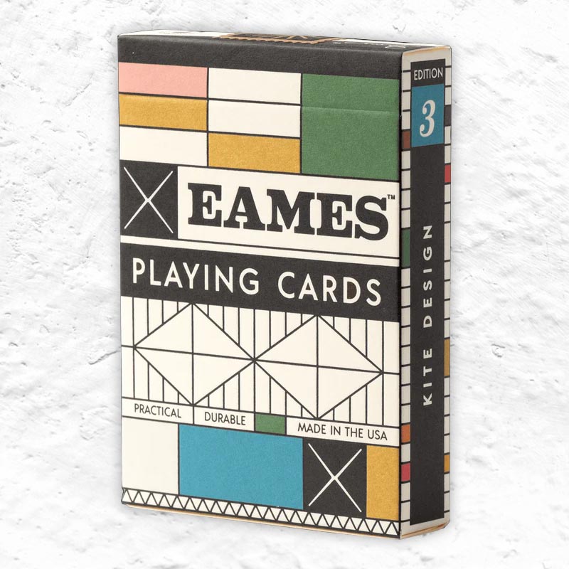 Charles and Ray Eames Kite Playing Cards by Art of Play