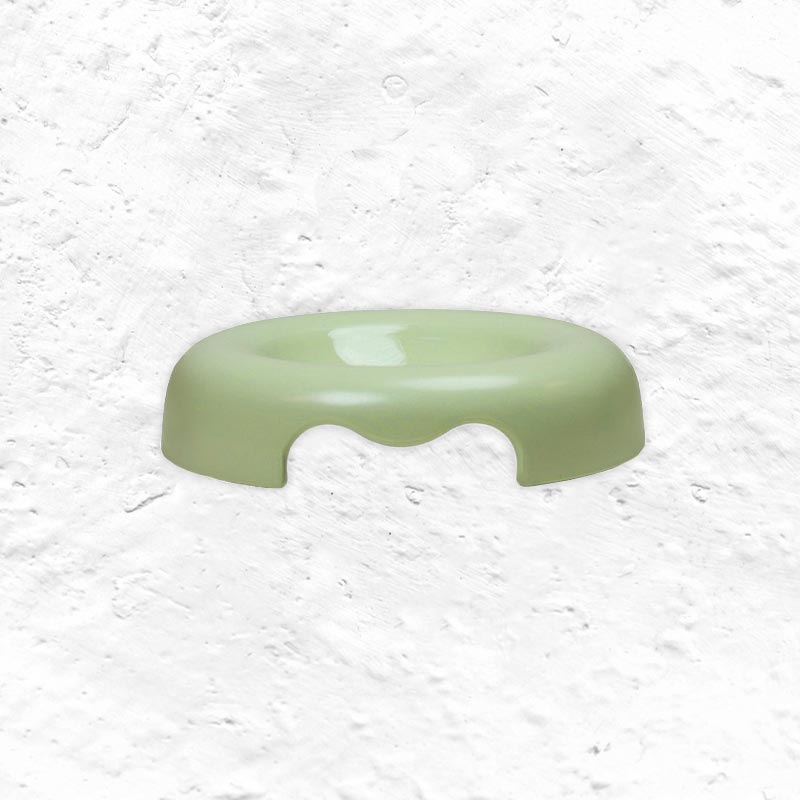 "Kitty" Cat Bowl - Green - by United Pets