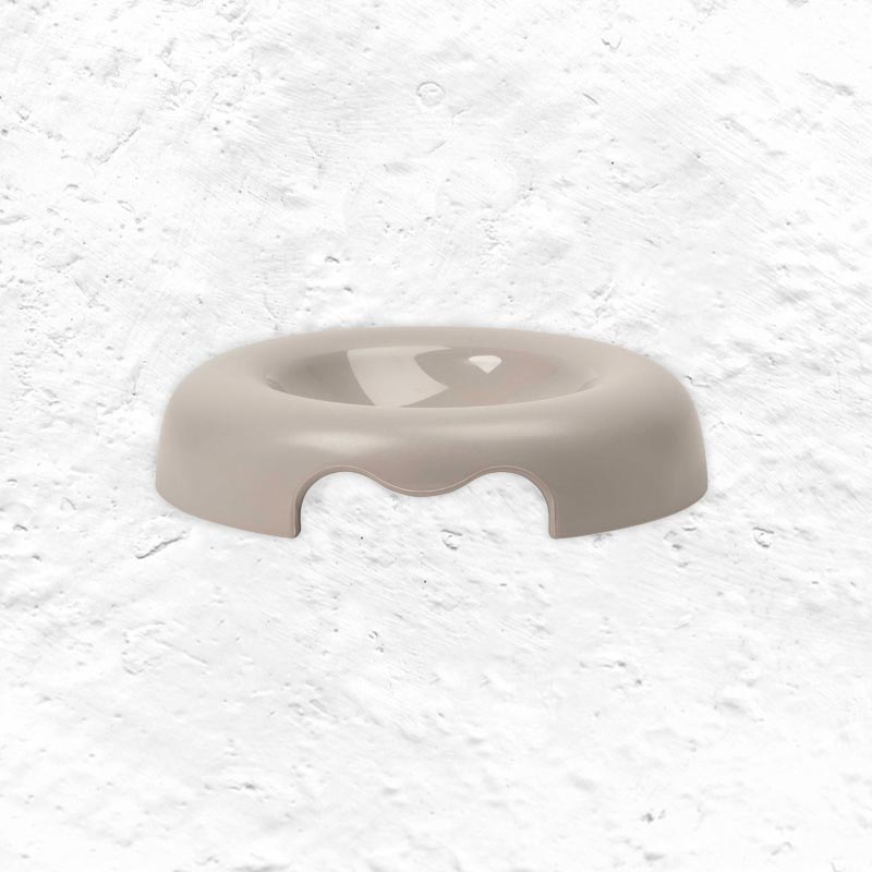 "Kitty" Cat Bowl - Dove Grey - by United Pets