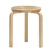 Stool 60 - Kivet - des. Alvar Aalto 1933, Pattern des. Maija Isola 1956, made by Artek + Marimekko