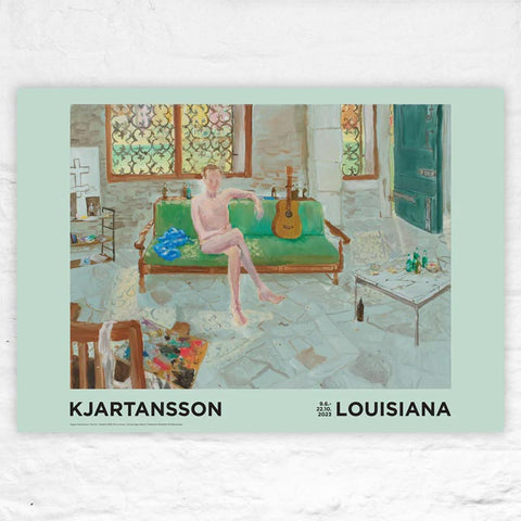 The End (man on green sofa) poster by Ragnar Kjartansson