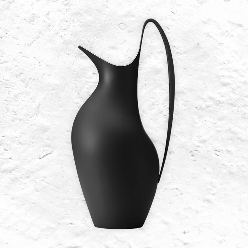 Koppel Pitcher in Midnight Black - by Georg Jensen