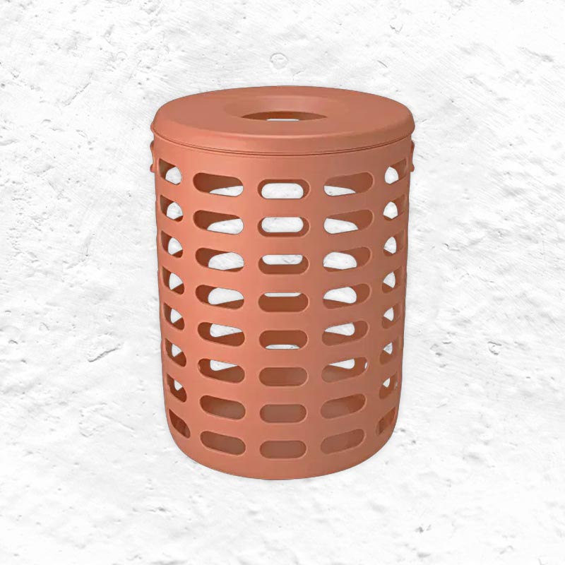 KORIE Laundry Basket - Amber Brown - by Blomus