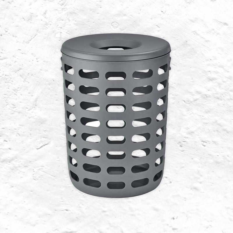 KORIE Laundry Basket - Magnet Grey - by Blomus