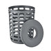 KORIE Laundry Basket - Magnet Grey - by Blomus