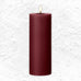 LED Pillar candle - Deep Wine, 20 cm - by ester & erik