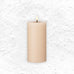 LED Pillar candle - Ice Latte, 15cm - by ester & erik