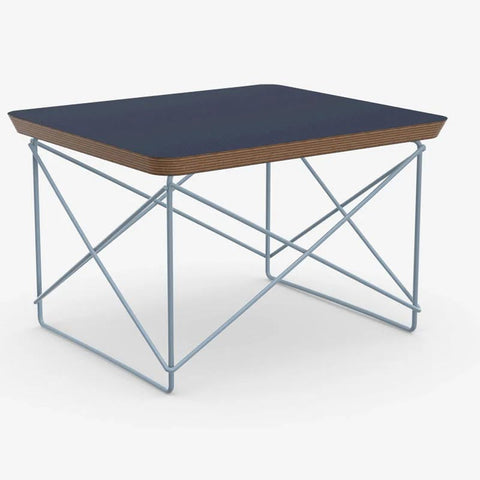 LTR Occasional Table - Smoke Blue / Blue Sky - des. Charles & Ray Eames, 1950 (made by Vitra)