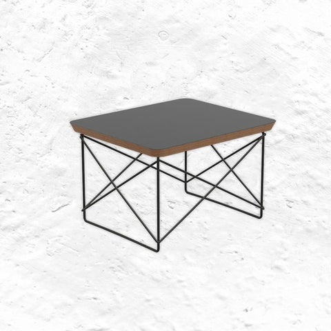 LTR Occasional Table - Black & Black - des. Charles & Ray Eames, 1950 (made by Vitra)