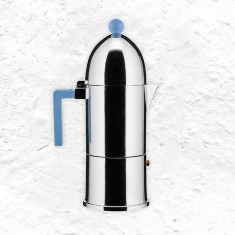 La Cupola, Induction Espresso Coffee Maker - 6 cup - des. Aldo Rossi (1988) for Alessi