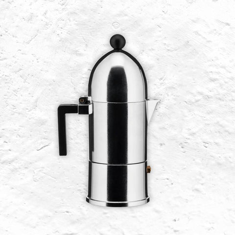 La Cupola Espresso Coffee Maker - 3 cup - des. Aldo Rossi (1988) for Alessi