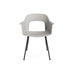 Layout 211 - dining armchair - sky grey shell - sky grey seat - black 4 leg base - des. Julien Renault (made by HAY)