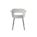 Layout 211 - dining armchair - sky grey shell - sky grey seat - black 4 leg base - des. Julien Renault (made by HAY)