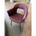 Layout 214 - fully upholstered dining armchair - Fiord 591 - black 4 leg base - des. Julien Renault (made by HAY)