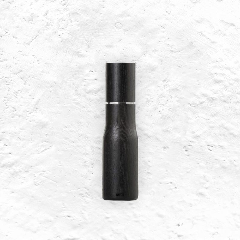 Levo Pepper / Salt Mill - Black Ash Wood - Large - by Adhoc