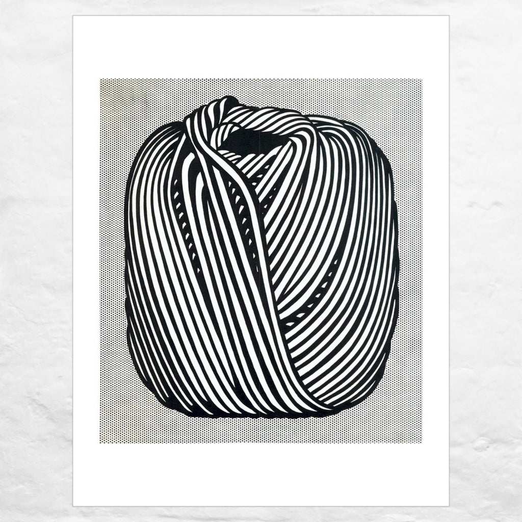 Ball of Twine, 1963 poster by Roy Lichtenstein