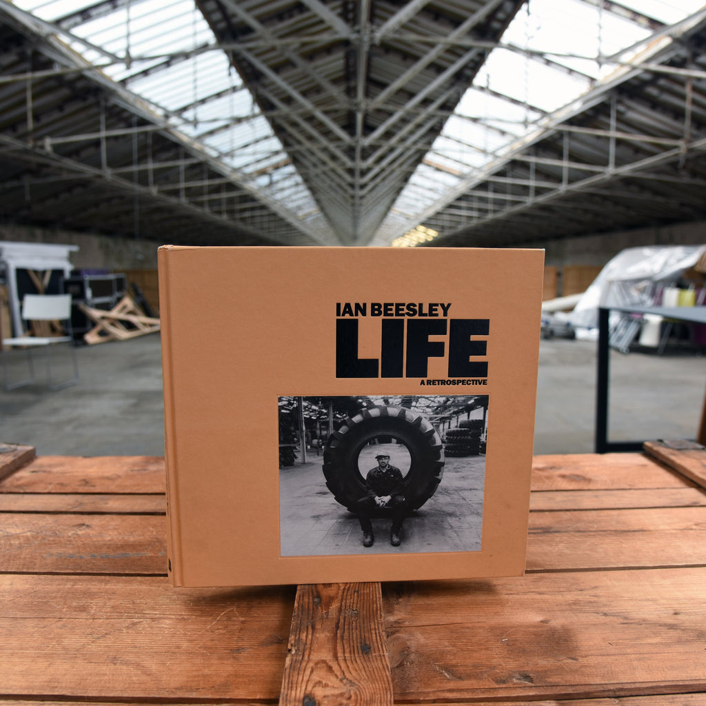 LIFE: A Retrospective by Ian Beesley, with poems by Ian McMillan. 1st edition hardback signed by Beesley.