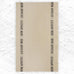 Bon Appetit 100% Linen Tea Towel in Linen / Black by Charvet Editions