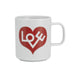 Crimson Love Heart mug des. Alexander Girard, 1971 - made by Vitra