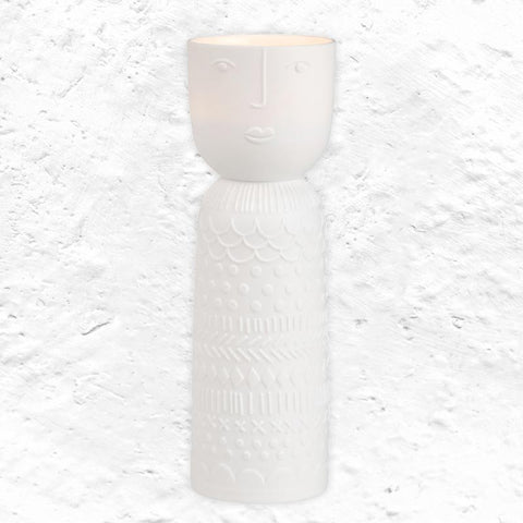 Lucia Porcelain Candle Holder