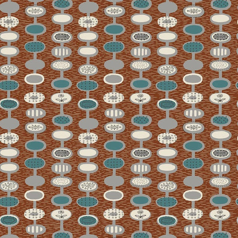 Provence Wallpaper - Chestnut - Lucienne Day