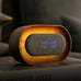 Lumos Clock - Oval - Walnut - by Gingko