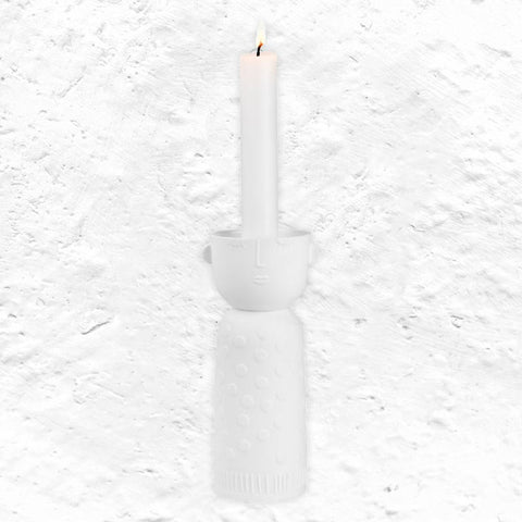 Luna Porcelain Candle Holder